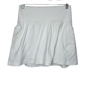 Athleta Women's Salutation Stash 14 1/2" White Skort Size Small